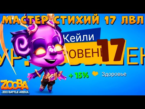 КАЧАЕМ 17 УРОВЕНЬ - МАСТЕР СТИХИЙ КЕЙЛИ В ИГРЕ ZOOBA