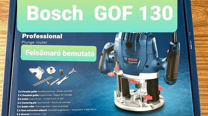 Unboxing Bosch GOF 130 Felsőmaró #kicsomagolás #mrszilee #gof130