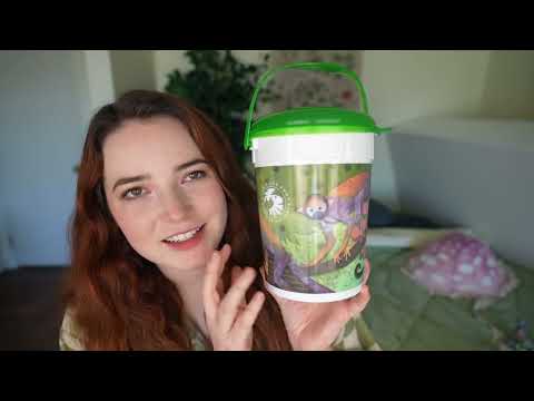 ASMR Show & Tell (stardew valley board game, mushroom hat, farmers almanac)