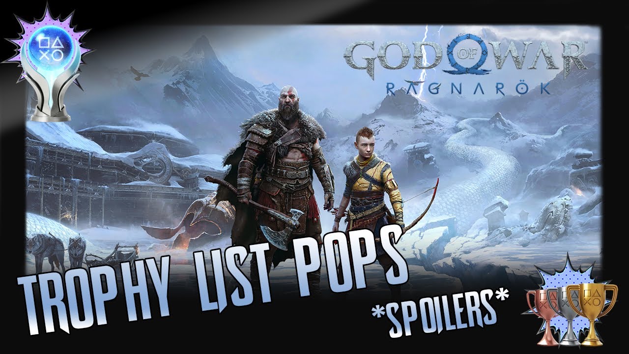 God of War Ragnarök 🏆 Trophy List Pops + Platinum PS4 + PS5 Autopops