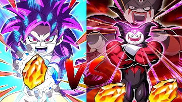Mini daima ssj4 goku VS LR gomah summons!!!!!! (Dragon ball z dokkan battle) 