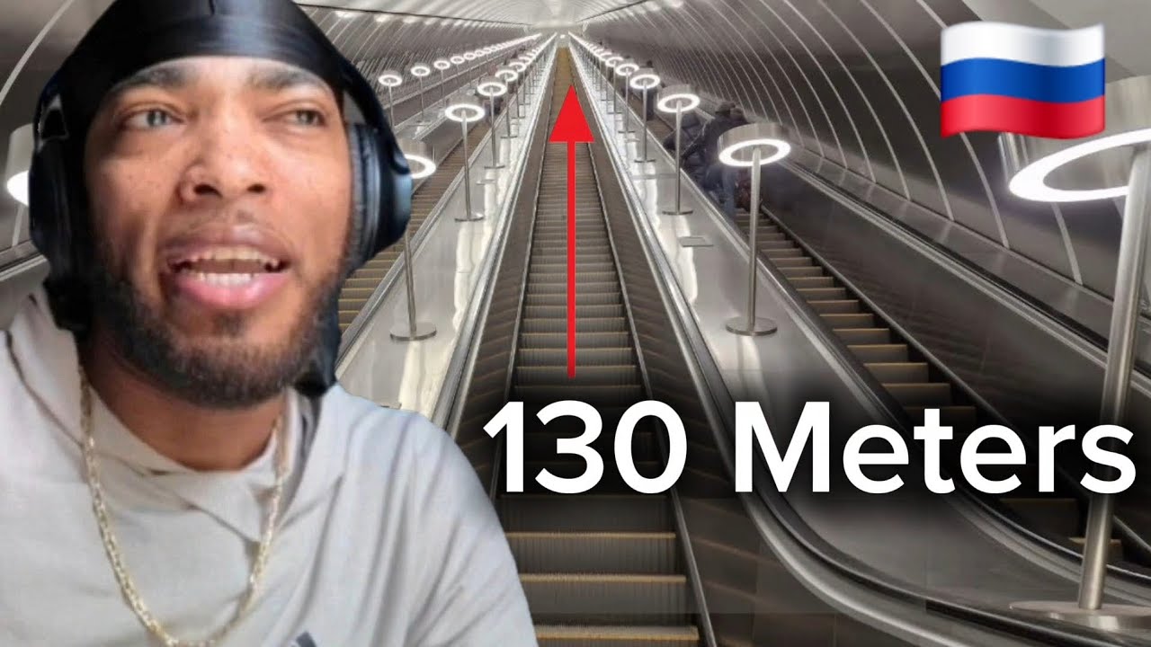 Реакция на топ-5 футуристических станций московского метро — Вы не поверите, какой 130-метровый э...