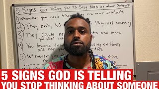 5 Signs God Is Telling You To Stop Thinking About Someone