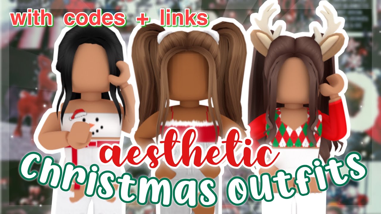 aesthetic roblox christmas outfits!! * WITH CODES + LINKS * YouTube