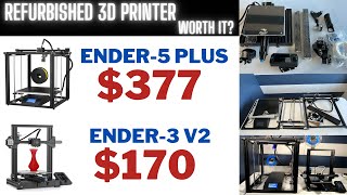 Is it worth it to buy a refurbished 3D printer? Refurbished Ender-3 V2 and Ender-5 Plus from Comgrow