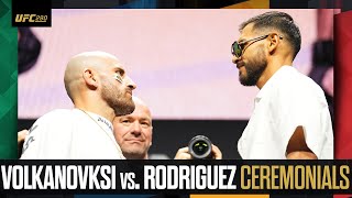 LIVE #UFC290 Ceremonial Weigh-Ins ⚖️ Volkanovski vs. Rodriguez 🏆 Moreno vs. Pantoja 2 🔥
