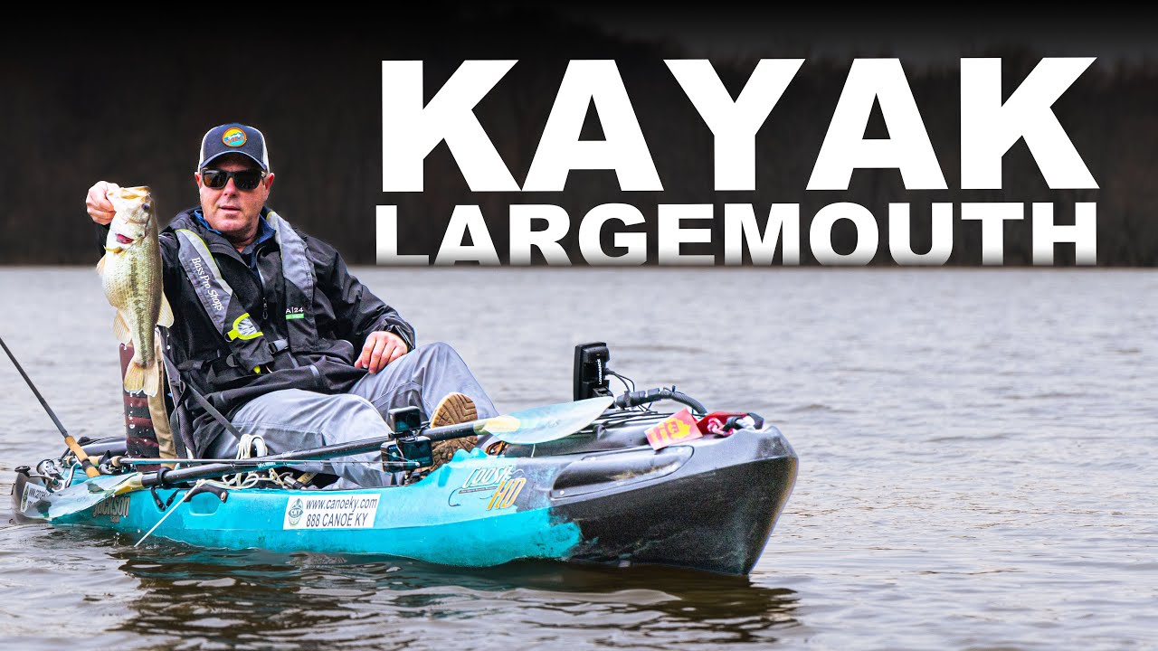 Late Winter Kayak Largemouth Fishing YouTube