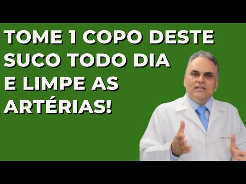 Tome 1 copo deste suco todos os dias e limpe suas artérias das placas de gordura!