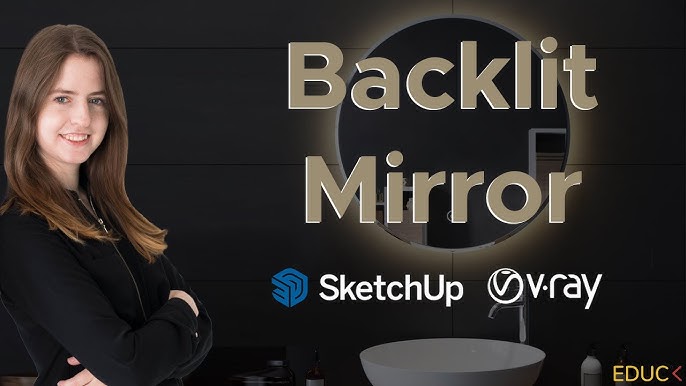 SKETCHUP | VRAY | MIRROR MATERIAL - YouTube