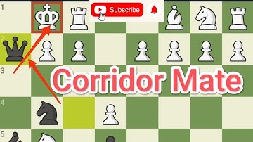 CORRIDOR MATE ♟️🔥 | Epic Chess Checkmate Trick