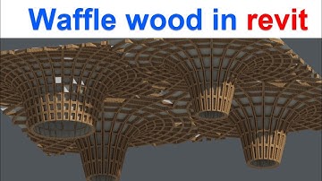 Revit tutorial (Day 40 ) Waffle Wood in revit