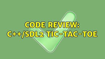 Code Review: C++/SDL2 Tic-Tac-Toe