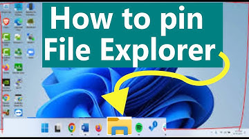 How to pin File Explorer to taskbar in Windows 10 and 11
