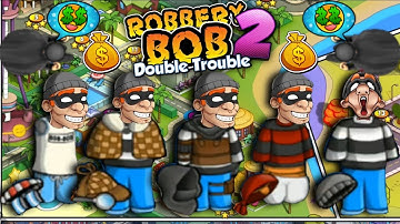 Robbery Bob 2 - All Costumes Funny Gameplay Part 215