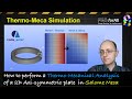 Salome meca tutorial thermo mechanical analysis of a 2d axisymmetric plate