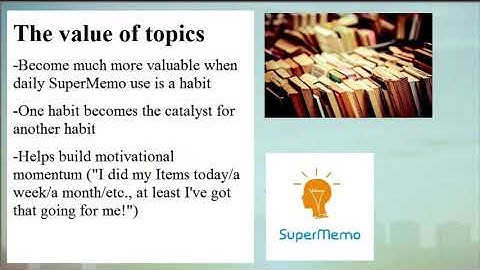 Incremental Reading 1 - Topics