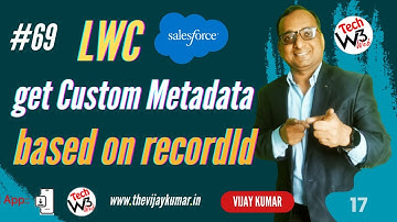 69 - How to get custom metadata record based on recordId without apex in LWC | #lwc #lwctutorial