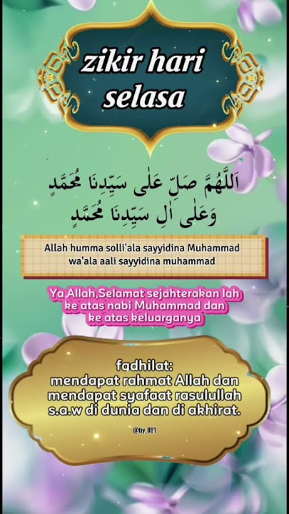Zikir Hari Selasa