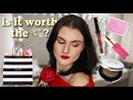 Full Face of EXPENSIVE Makeup with Dupes #makeup #fullfacemakeup #glammakeup