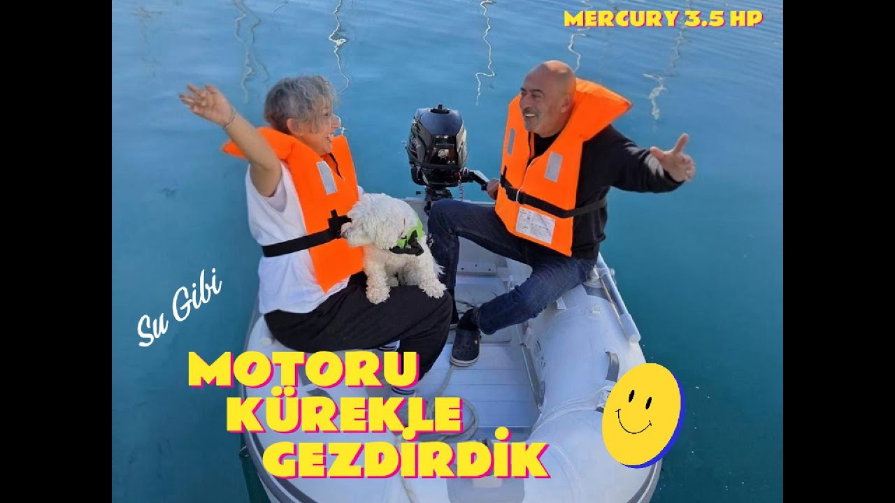 “Apartman Çocuğu” Dingi Motorunu Öğreniyor 😄 Mercury 3.5 HP İlk Gün | Su Gibi | Denizde Yaşam (B.15)