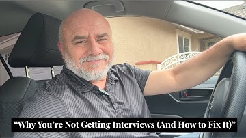 “Why You’re Not Getting Interviews (And How to Fix It)”
