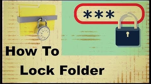 How To Set Password On Folder In Windows 8 And 8.1