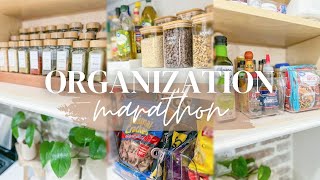 ORGANIZATION MARATHON // GET YOUR HOUSE ORGANIZED // 1.5 HOURS OF CLEANING MOTIVATION // GET IT DONE