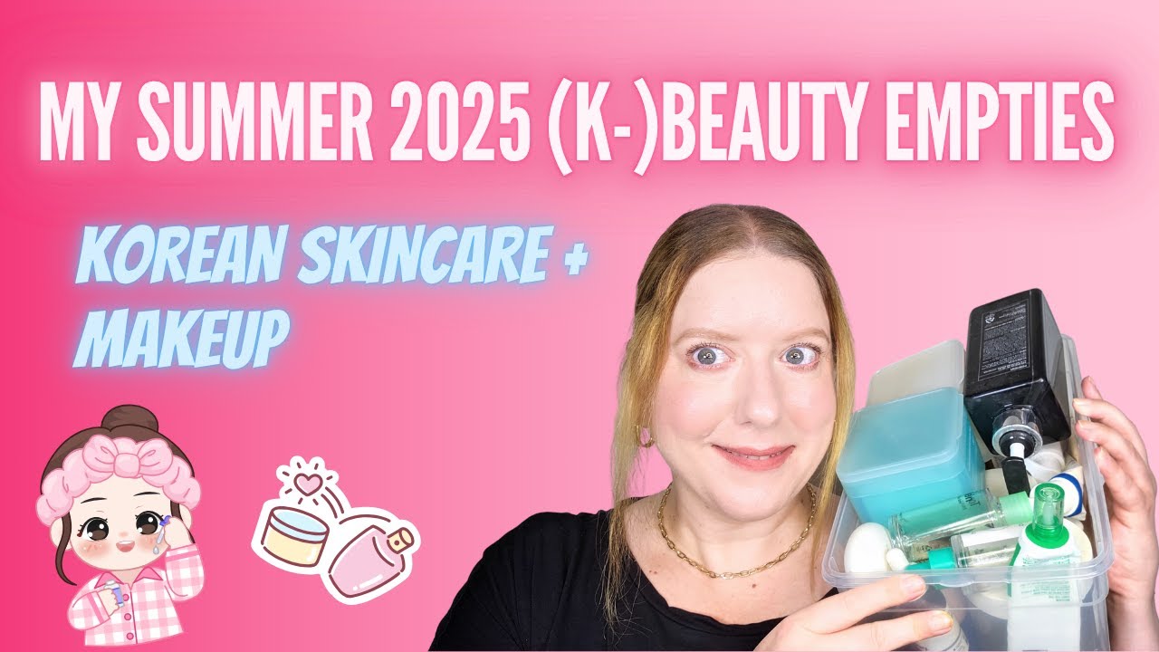 My Summer 2025 (K-)Beauty Empties | Come Help Me Take out My Skincare Trash