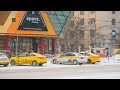Зима на Щербаковской улице в Москве