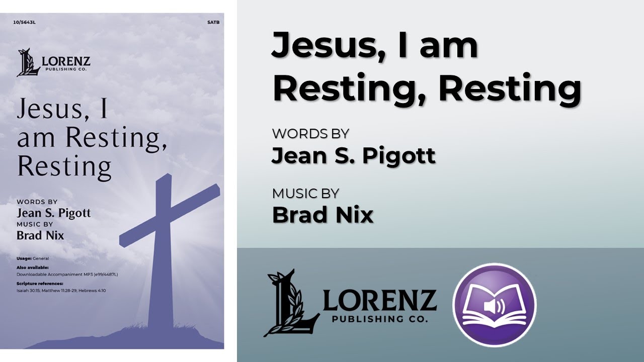 Jesus, I am Resting, Resting | Brad Nix - YouTube