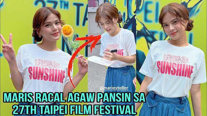 Maris Racal, Standout sa 27th Taipei Film Festival