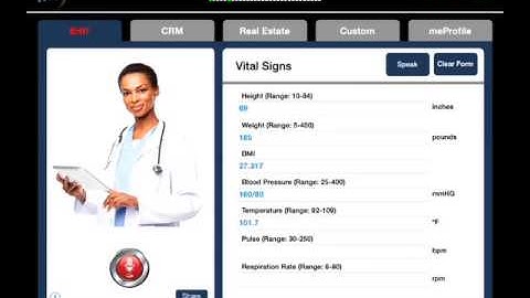 Electronic Health Record - Speech Recognition