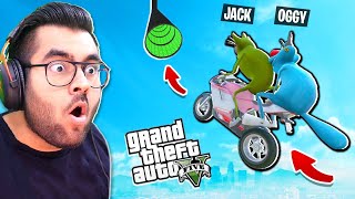 GTA 5 OGGY JACK Impossible Parkour!!! | Hitesh KS