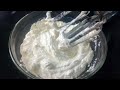 How to make Whipping cream with Corn flour and milk | Whipping Cream Recipe | Homemade Heavy cream