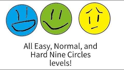 Beating All EASY, NORMAL, and HARD Nine Circles Levels | Geometry Dash