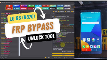 lg g6 frp bypass unlock tool 💚lg (H870/H871/H872/H873) frp One click
