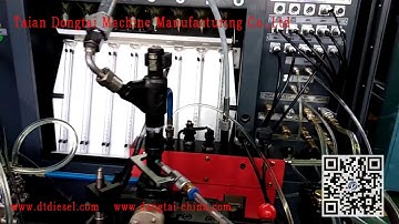 COMMON RAIL TEST BENCH cr 918  TESTING DELPHI INJECTOR