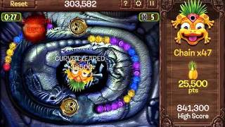 Zuma Blitz Score 945630 With No Powers