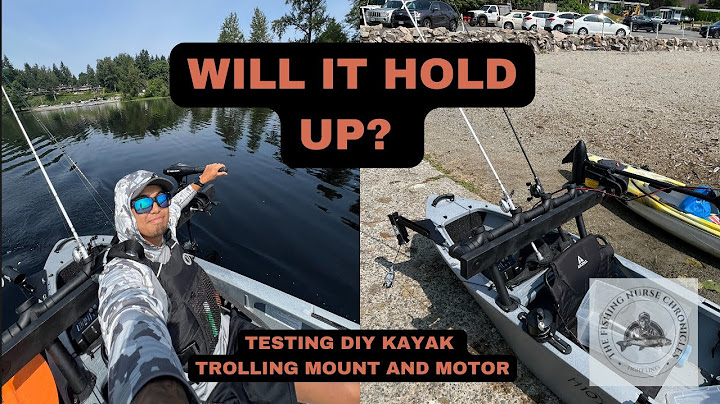 Will it hold up!? Testing my DIY Kayak Trolling Mount and Motor
