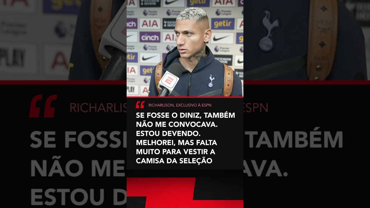 RICHARLISON FOI SINCERÃO! #Shorts