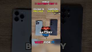 ⚡☠️😱 IPHONE 15 PRO MAX VS SAMSUNG S24 ULTRA BATTERY TEST!!