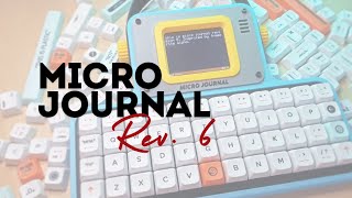 Micro Journal Rev.6 - Vivian in New York #microjournal #cyberdeck #writerDeck #mechanicalkeyboard