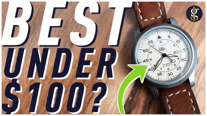 Seiko 5 Review (SNK803 Beige Dial) | Automatic Watch Under $100 - YouTube