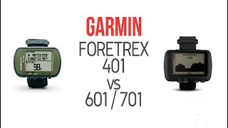 Garmin Foretrex 401 VS. 601 (Russian / English subtitles)