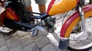 Simson Sr2 engine start and warming up HD 720p