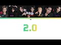 BTS (방탄소년단) - 2.0 [Перевод на русский|Кириллизация|Color Coded Lyrics]