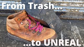 30 Year Old Hiking Boot Restoration