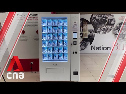 COVID-19: How Singapore residents can collect free reusable masks from these vending machines