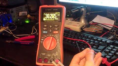 Agilent U1273A Continuity tone mode