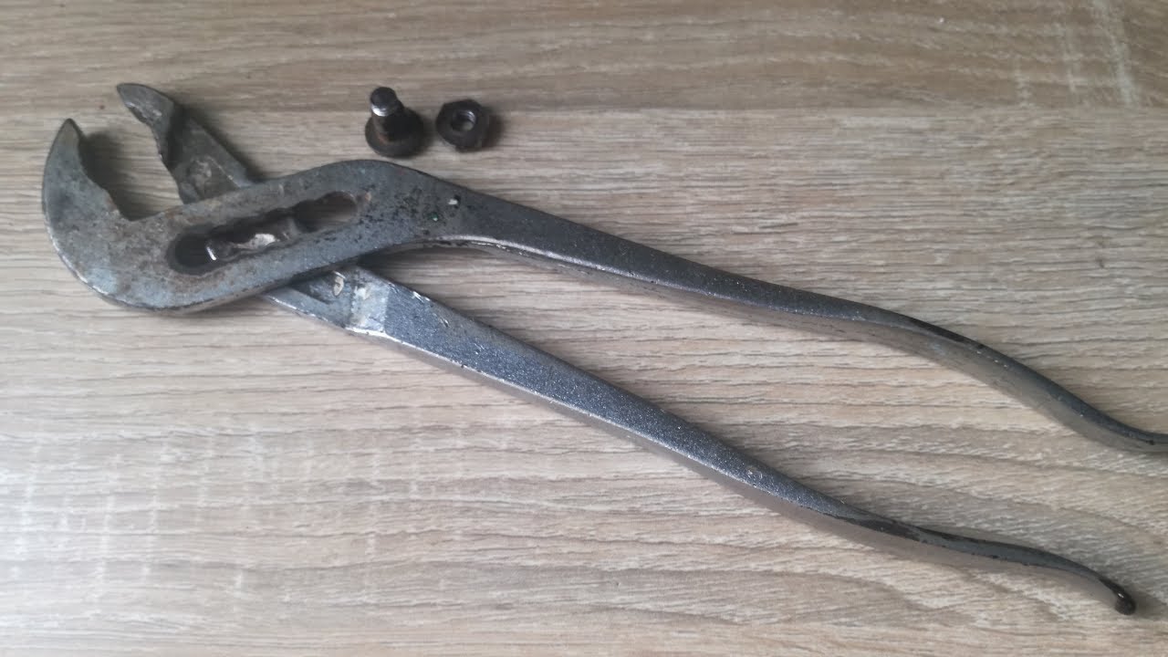 fácil sencilla y rápida restauración de alicate pico de loro palmera